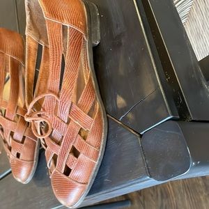 Jeffery campbell closed toe leather sandal